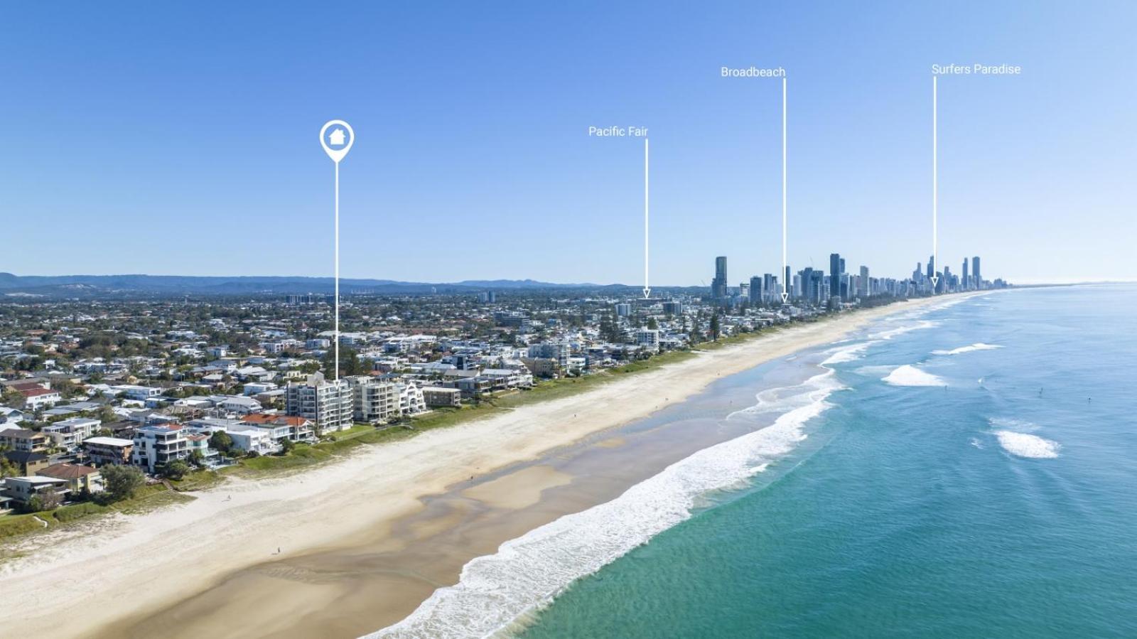 Foreshore Beachfront Apartments Gold Coast Buitenkant foto